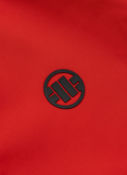 Men Winter hooded softshell jacket ROCKFISH - Fluo Red