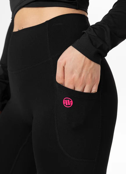 Women's Sports Leggings AVENIDA - Black