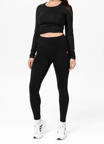 Women's Sports Leggings AVENIDA - Black