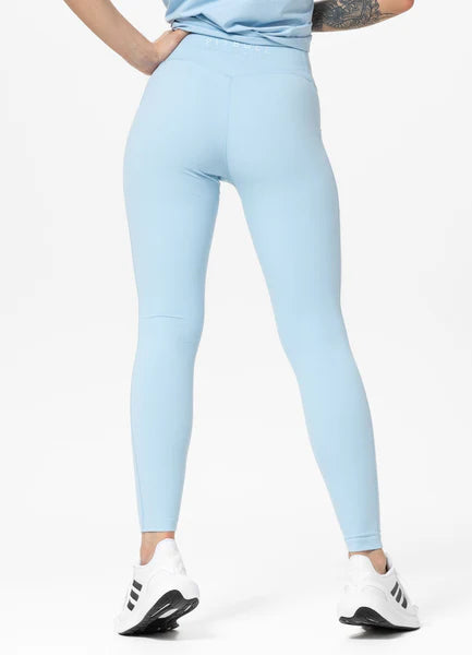 Women's Sports Leggings AVENIDA - Light blue