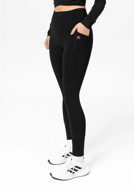 Women's Sports Leggings AVENIDA - Black