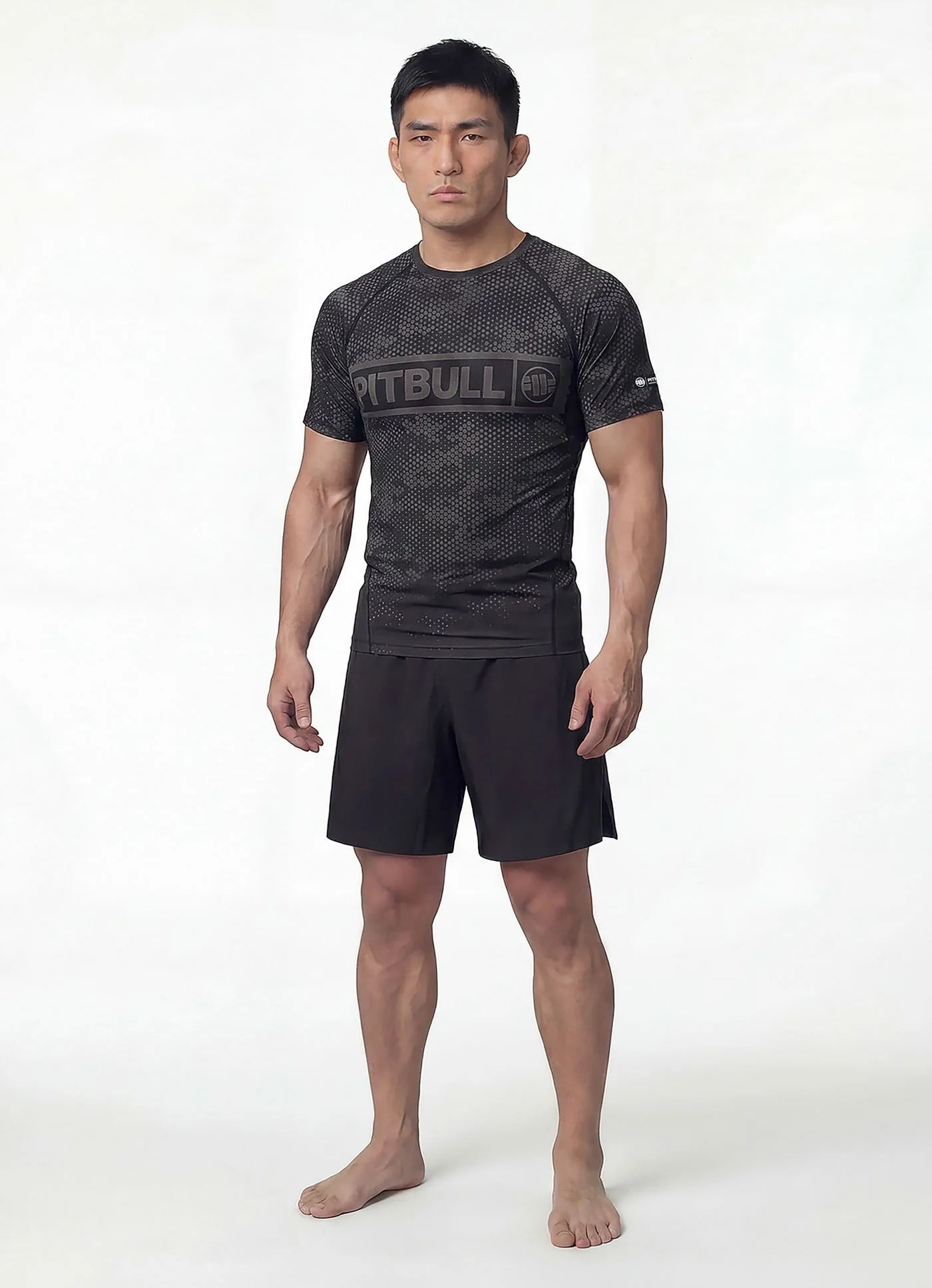 Rashguard HEX CAMO HILLTOP - Black