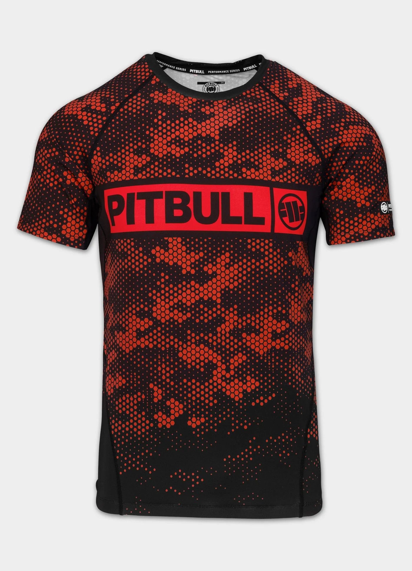 Rashguard HEX CAMO HILLTOP - Red