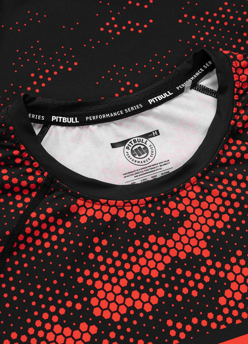Rashguard HEX CAMO HILLTOP - Red