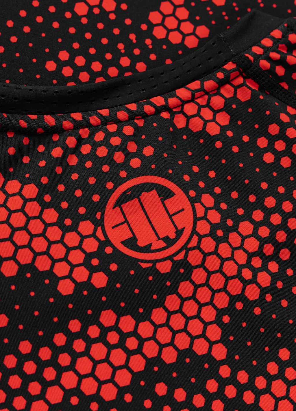 Rashguard HEX CAMO HILLTOP - Red