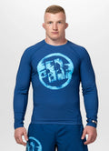 Rashguard longsleeve LOGO PALMS - Blue