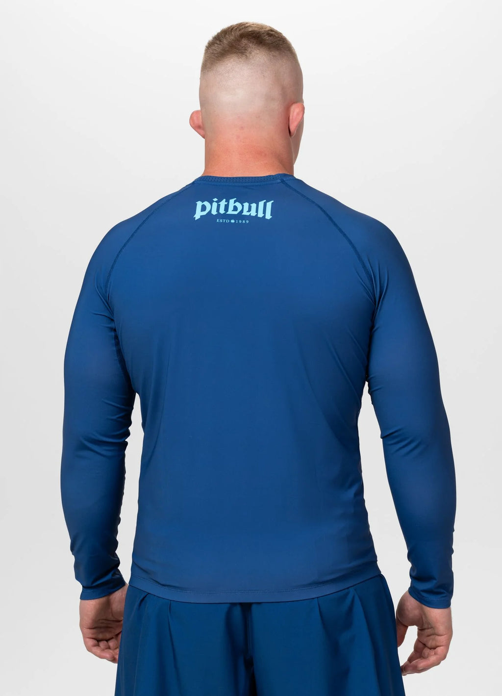 Rashguard longsleeve LOGO PALMS - Blue