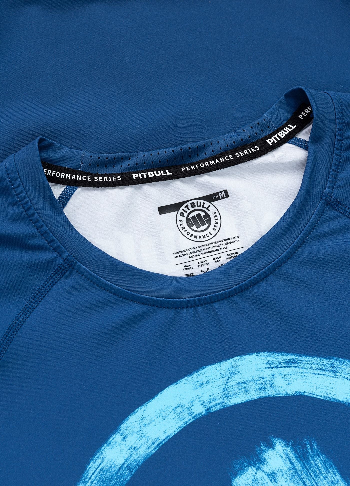Rashguard longsleeve LOGO PALMS - Blue