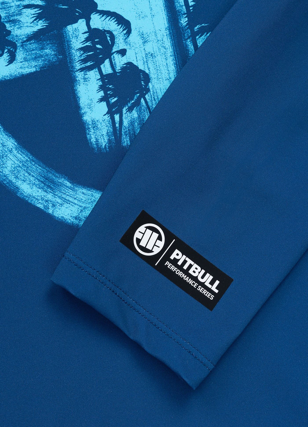 Rashguard longsleeve LOGO PALMS - Blue