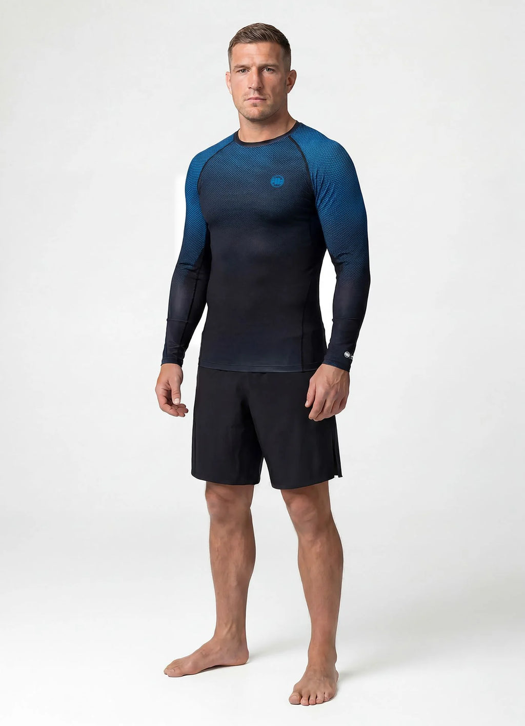 Rashguard longsleeve RANKED - Black/Blue