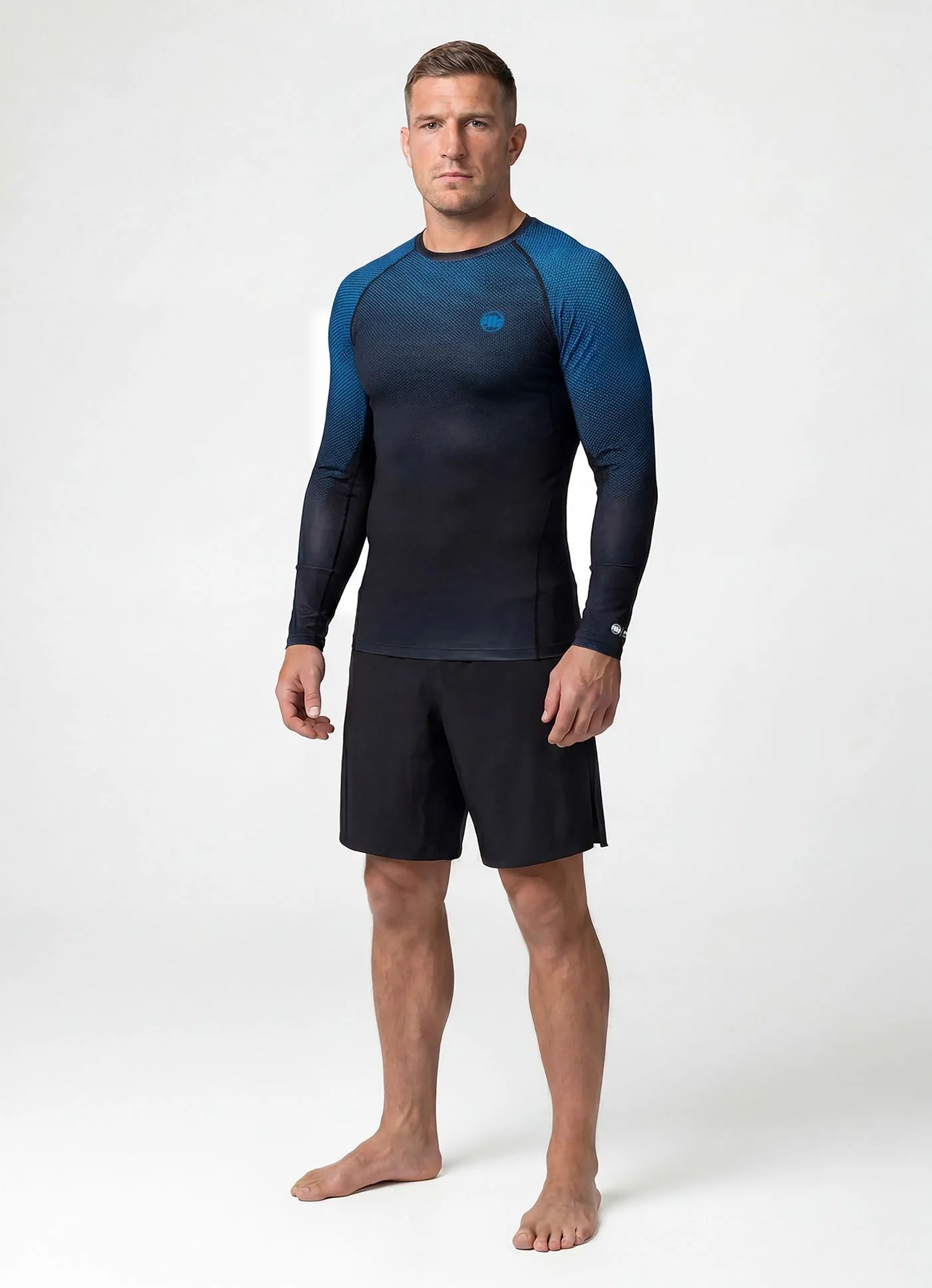 Rashguard longsleeve RANKED - Black/Blue