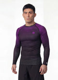 Rashguard longsleeve RANKED - Black/Purple