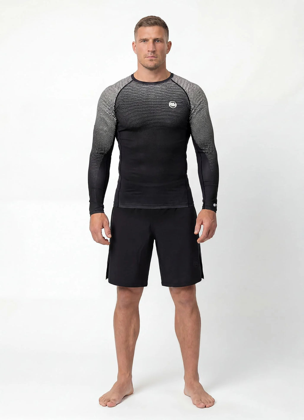 Rashguard longsleeve RANKED Black/Grey
