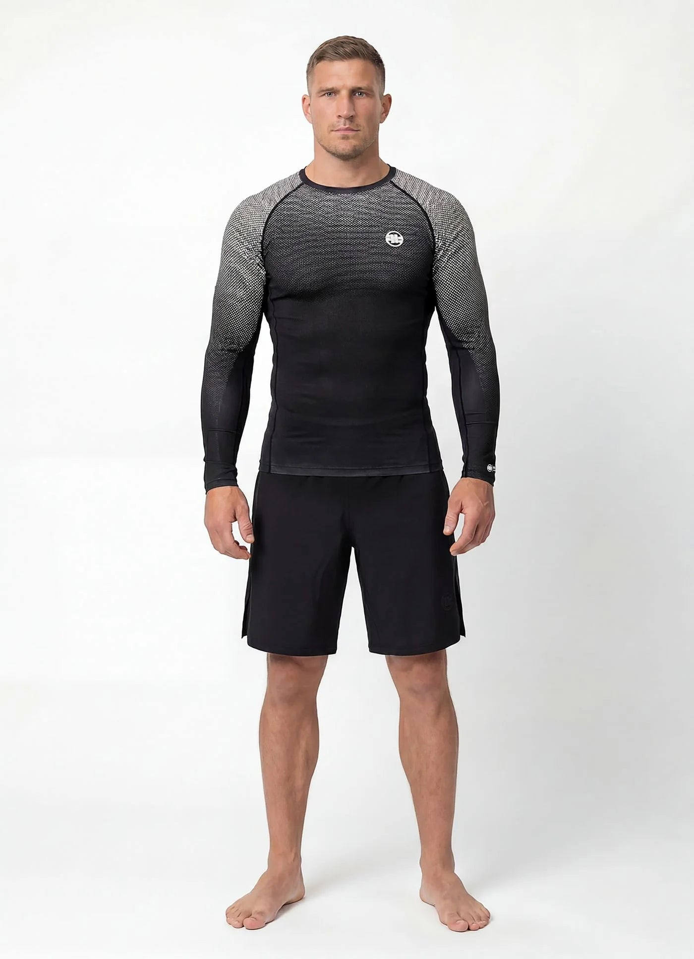 Rashguard longsleeve RANKED Black/Grey