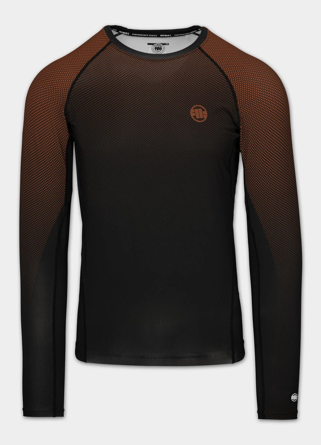 Rashguard longsleeve RANKED - Black/Brown