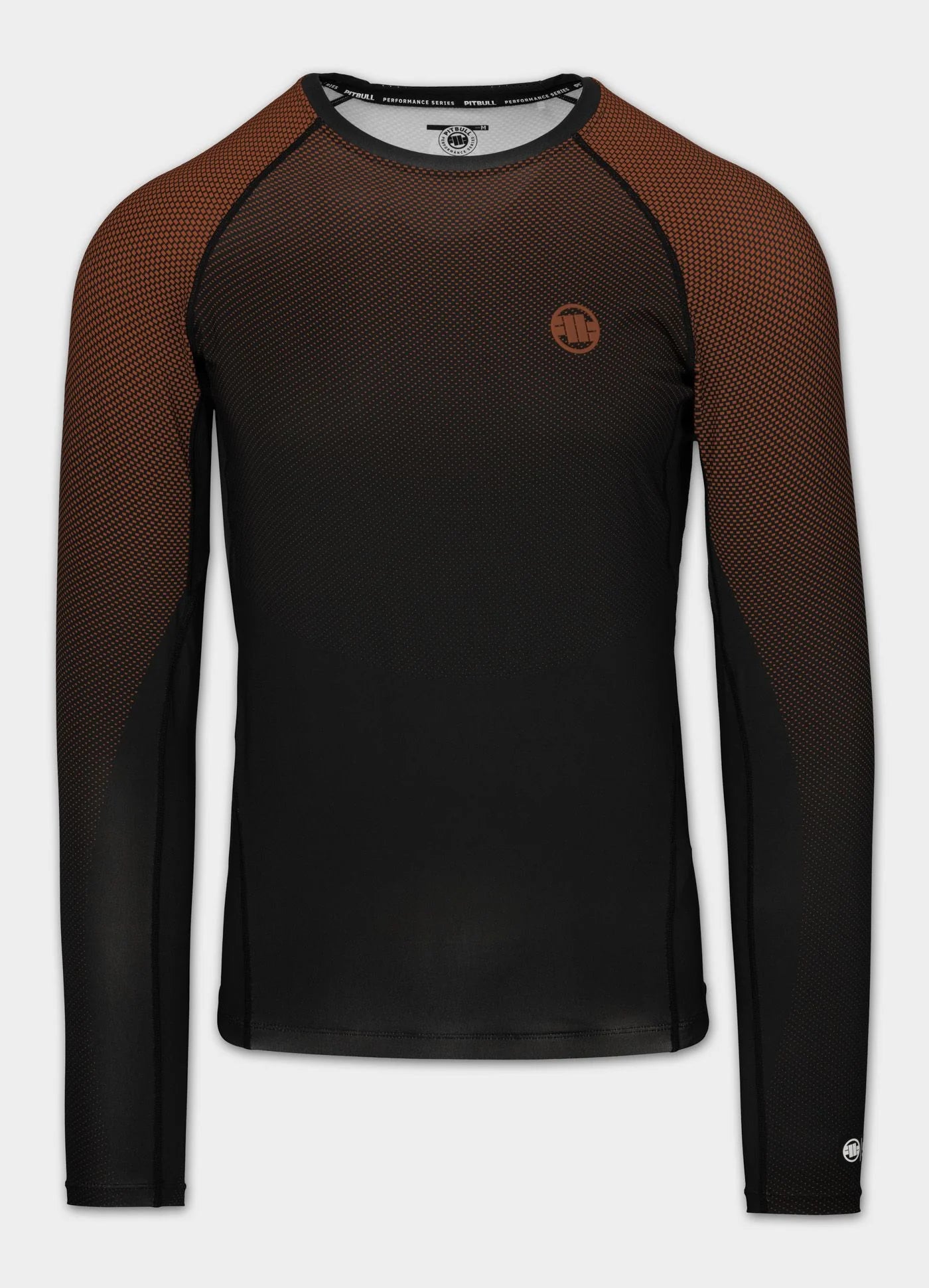 Rashguard longsleeve RANKED - Black/Brown