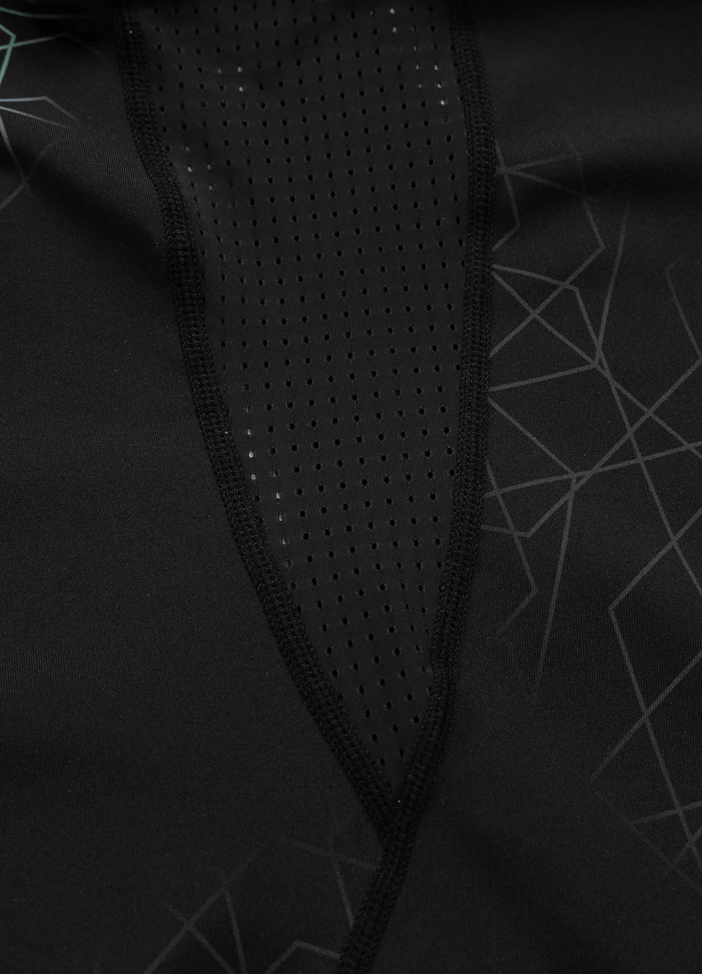 Rashguard longsleeve RAY - Black/Fluo Green