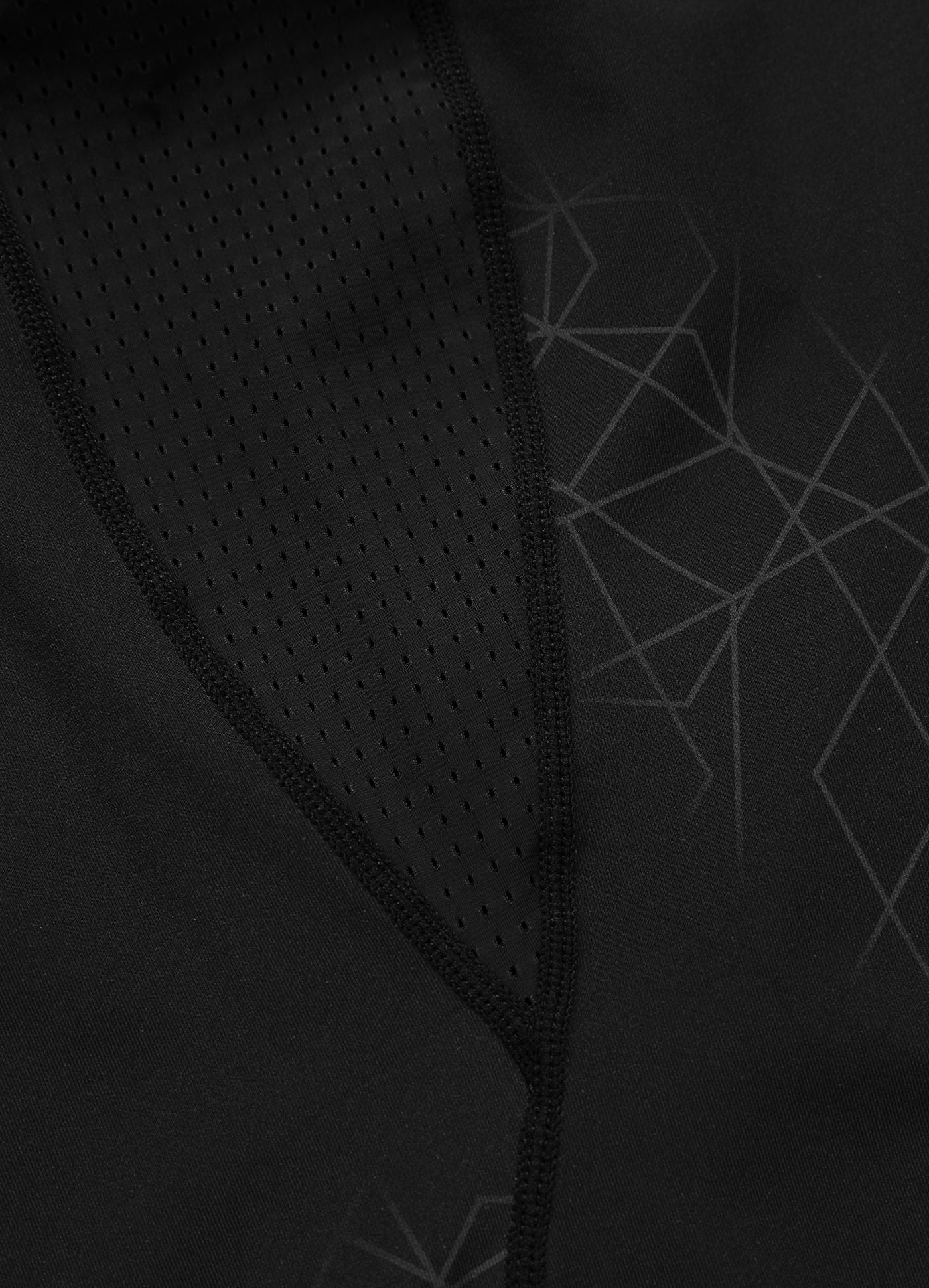 Rashguard longsleeve RAY - Black/ Fluo Red