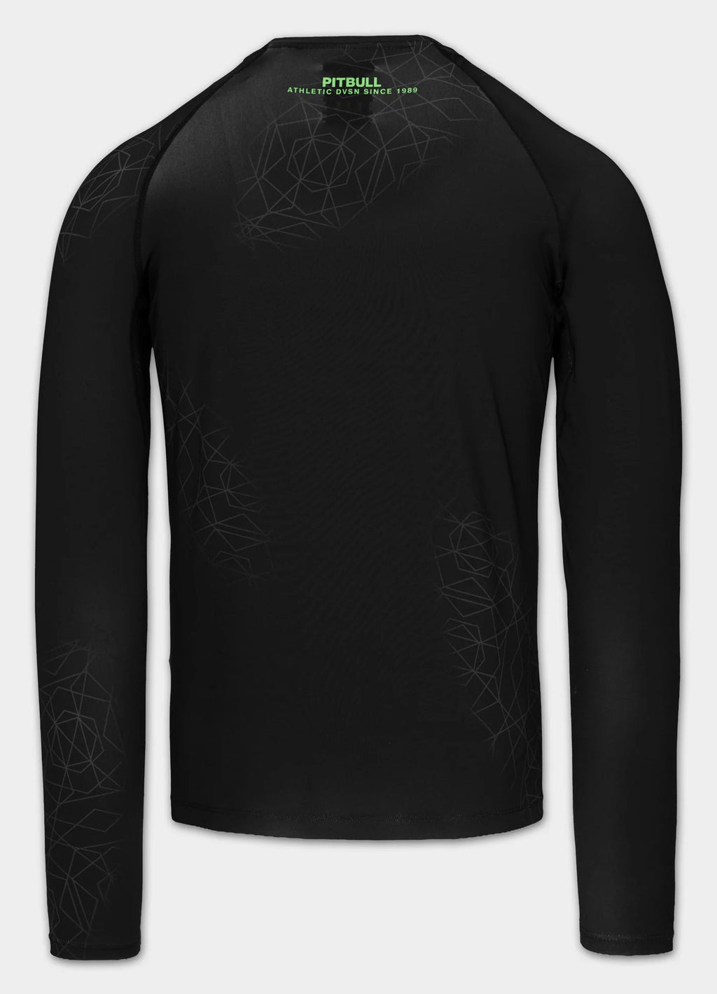 Rashguard longsleeve RAY - Black/Fluo Green