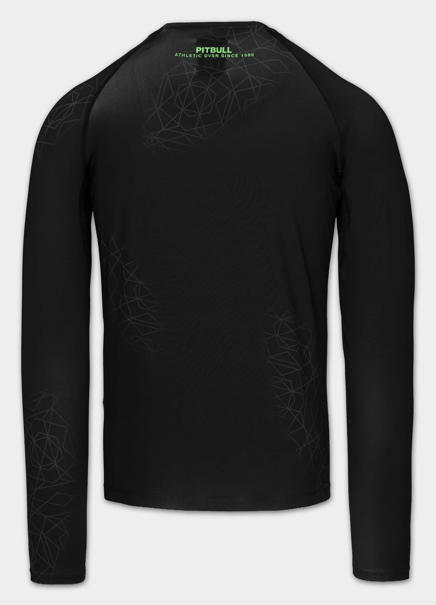 Rashguard longsleeve RAY - Black/Fluo Green