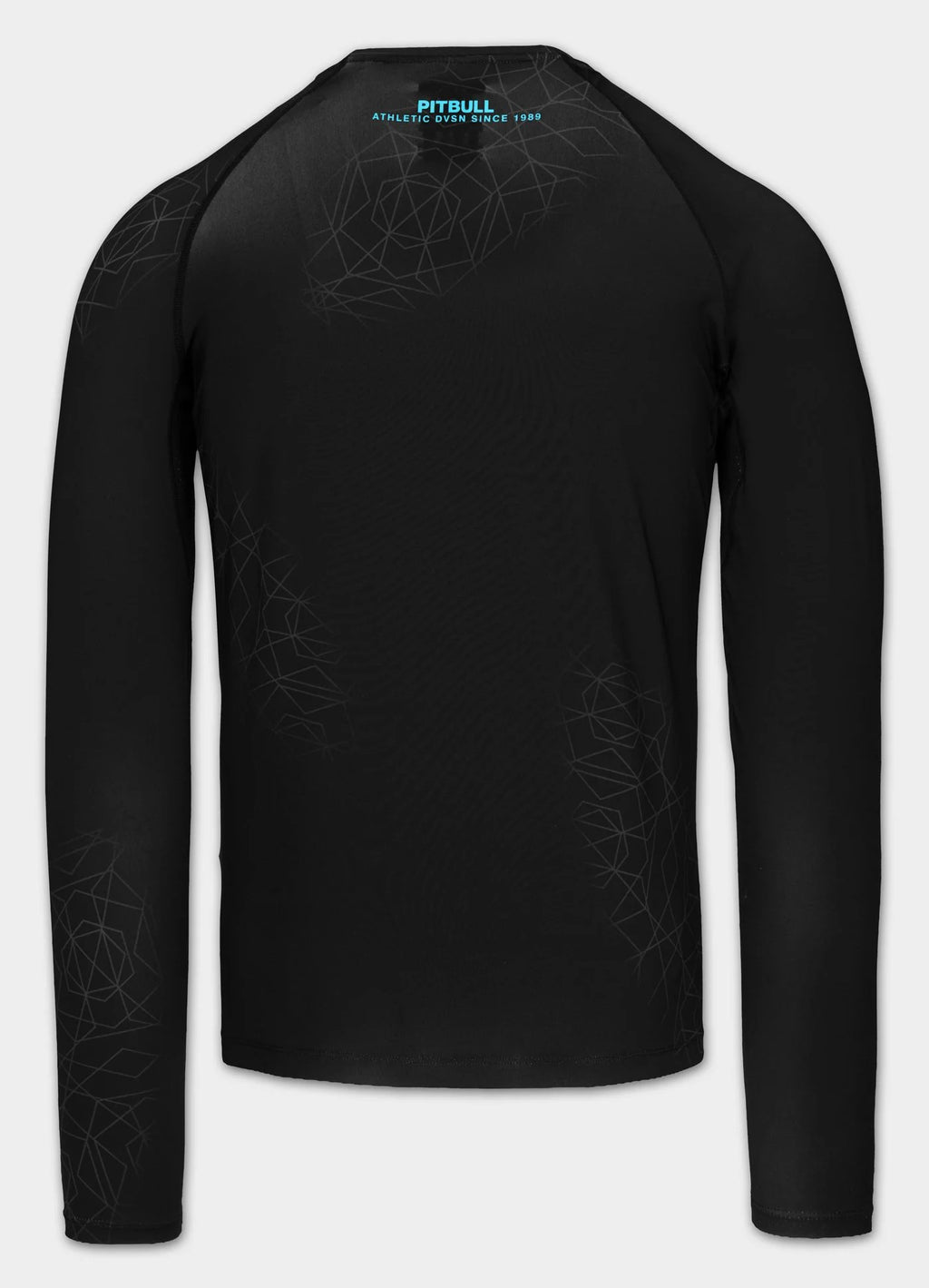 Rashguard longsleeve RAY -  Black/Sky Blue