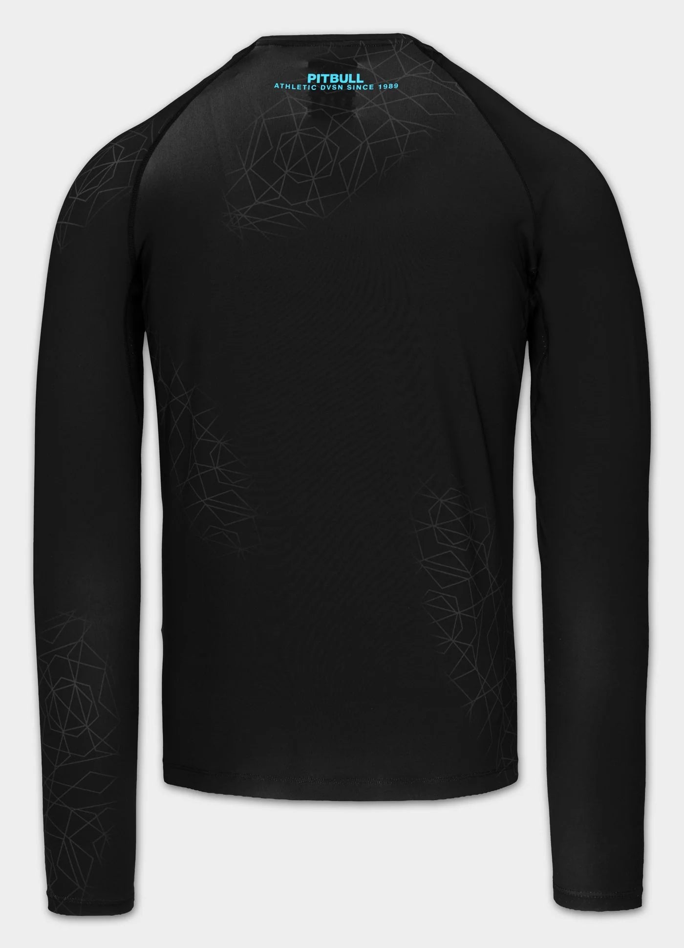 Rashguard longsleeve RAY -  Black/Sky Blue