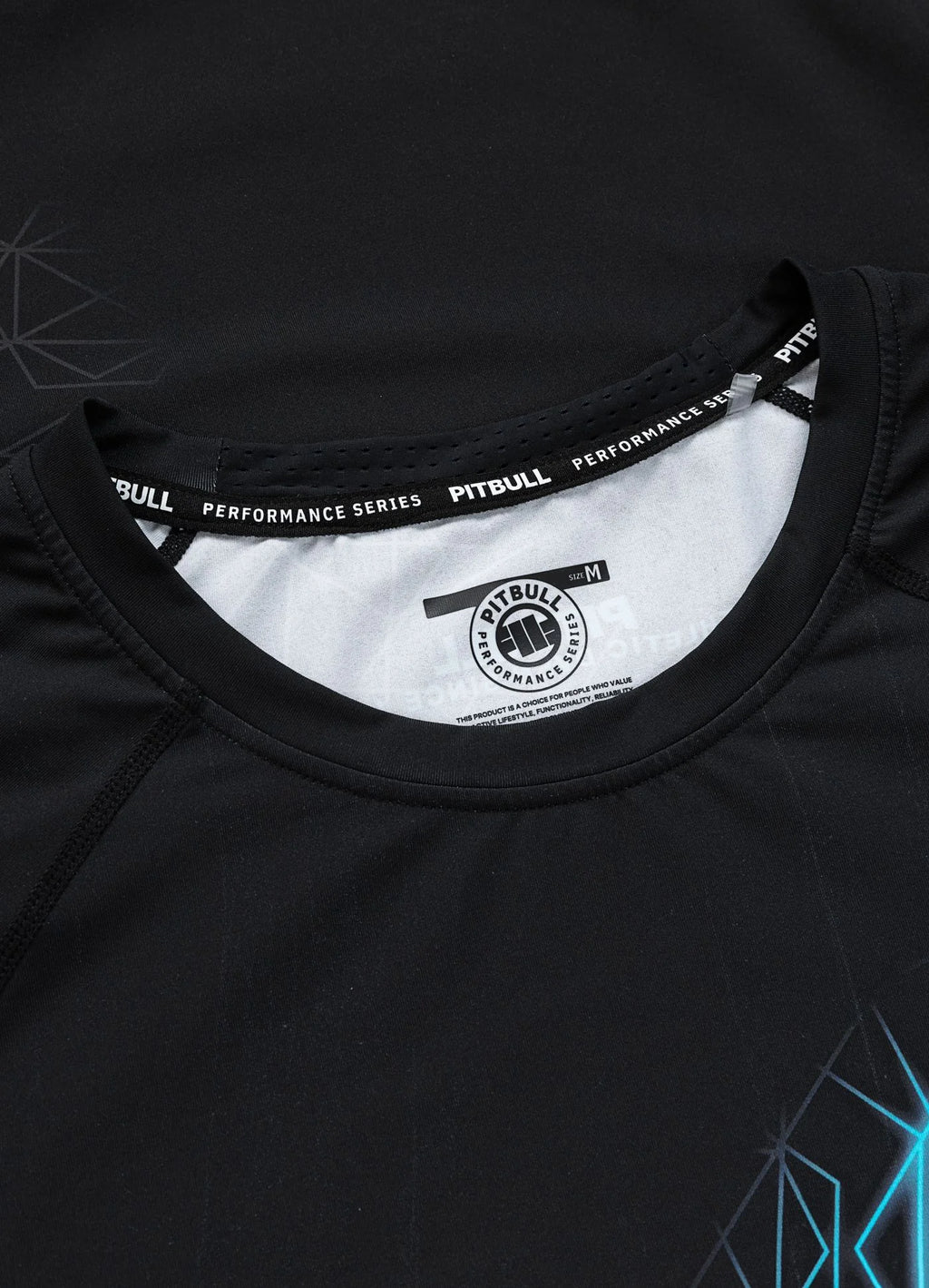 Rashguard longsleeve RAY -  Black/Sky Blue