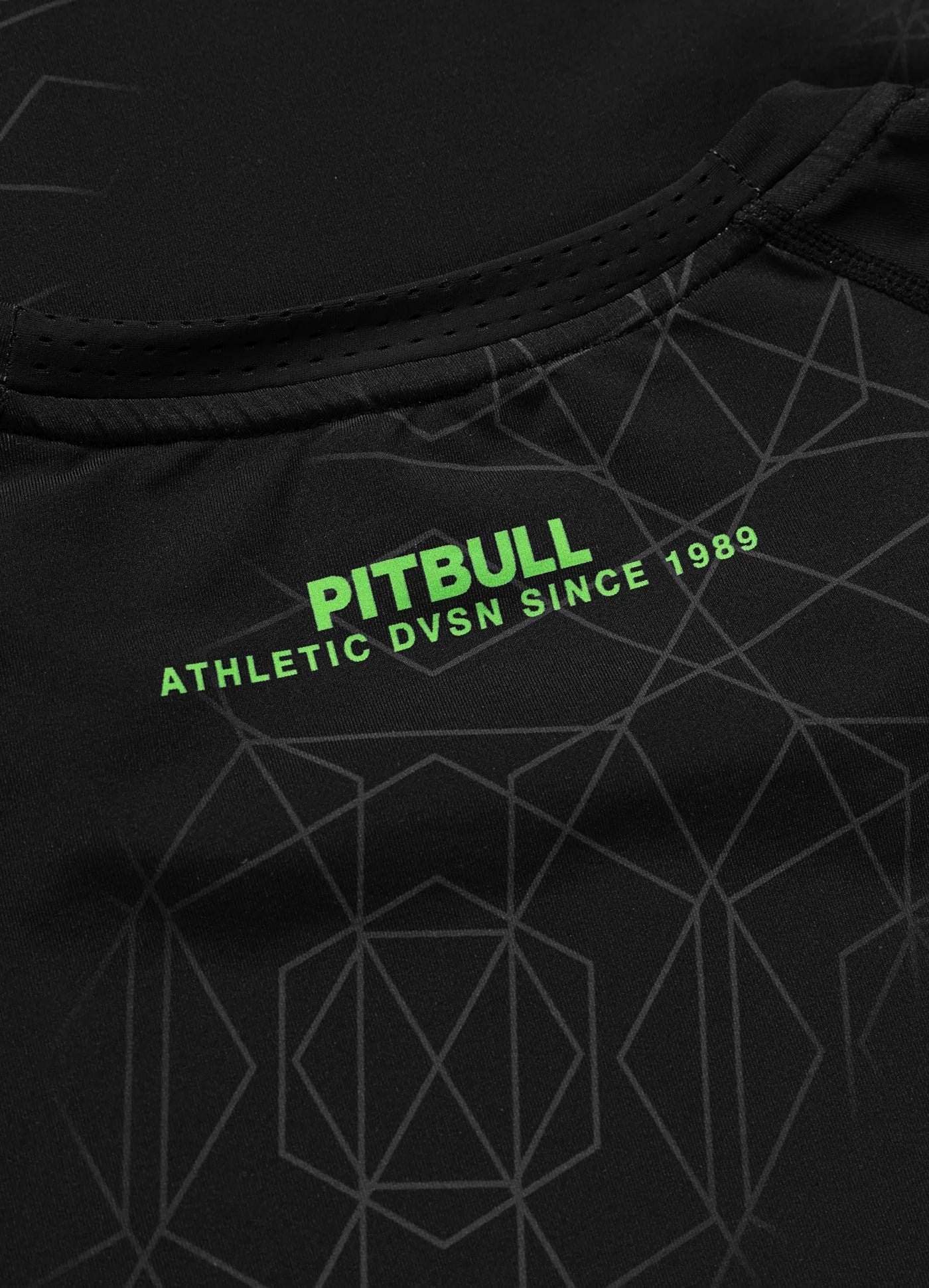 Rashguard longsleeve RAY - Black/Fluo Green