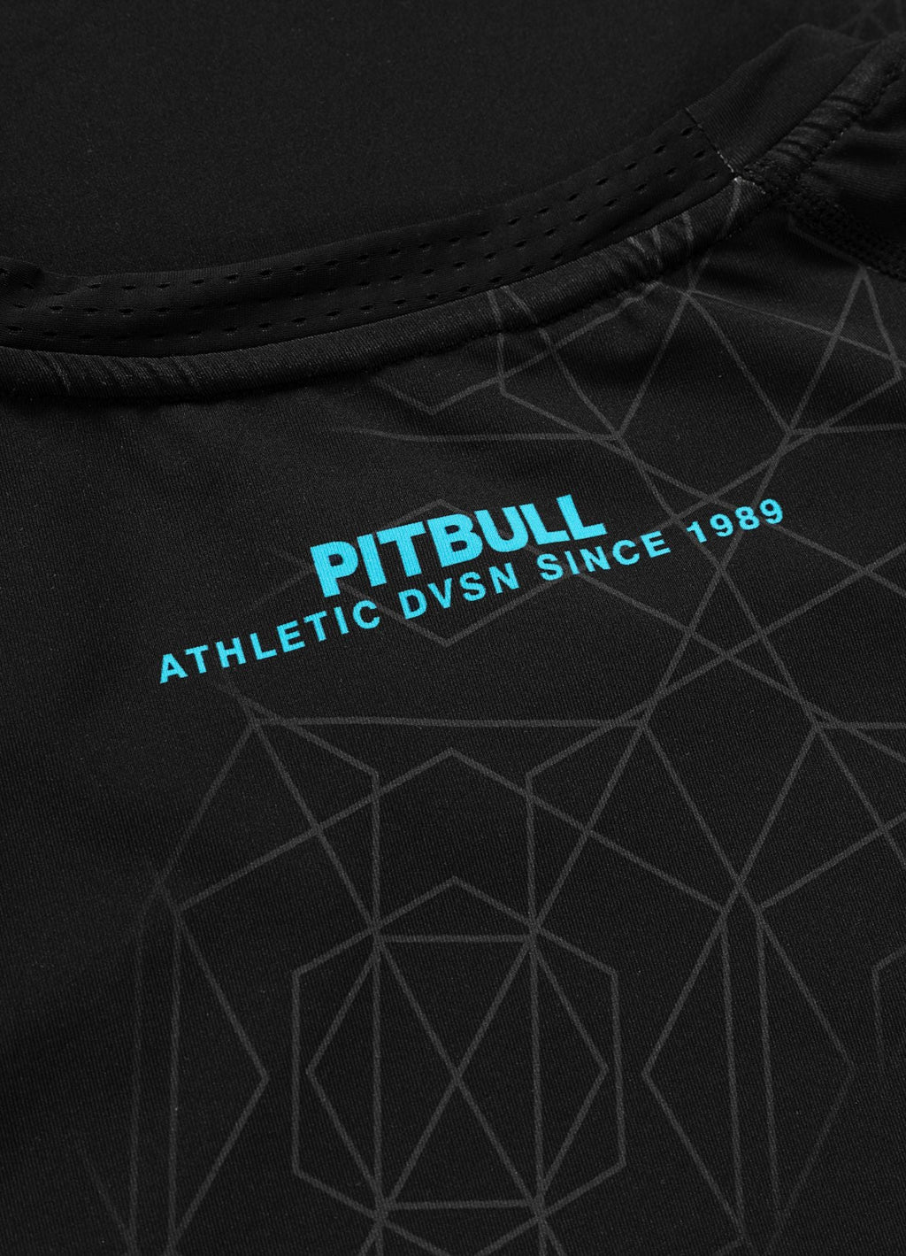 Rashguard longsleeve RAY -  Black/Sky Blue