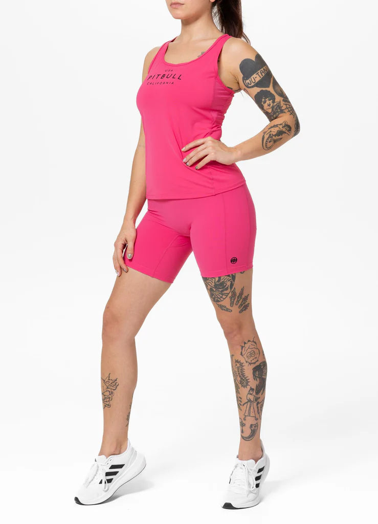 Women's compression shorts AVENIDA - Raspberry