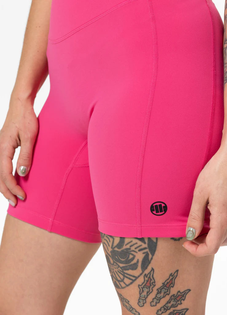 Women's compression shorts AVENIDA - Raspberry