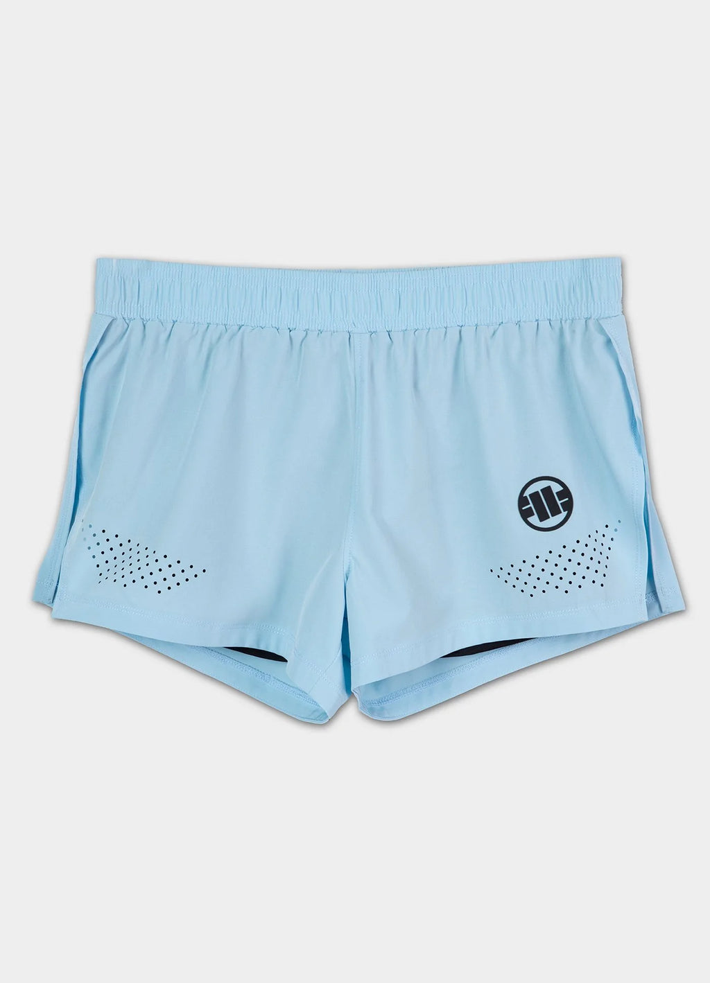 Women's Shorts Performance Pro plus Small Logo - Light blue