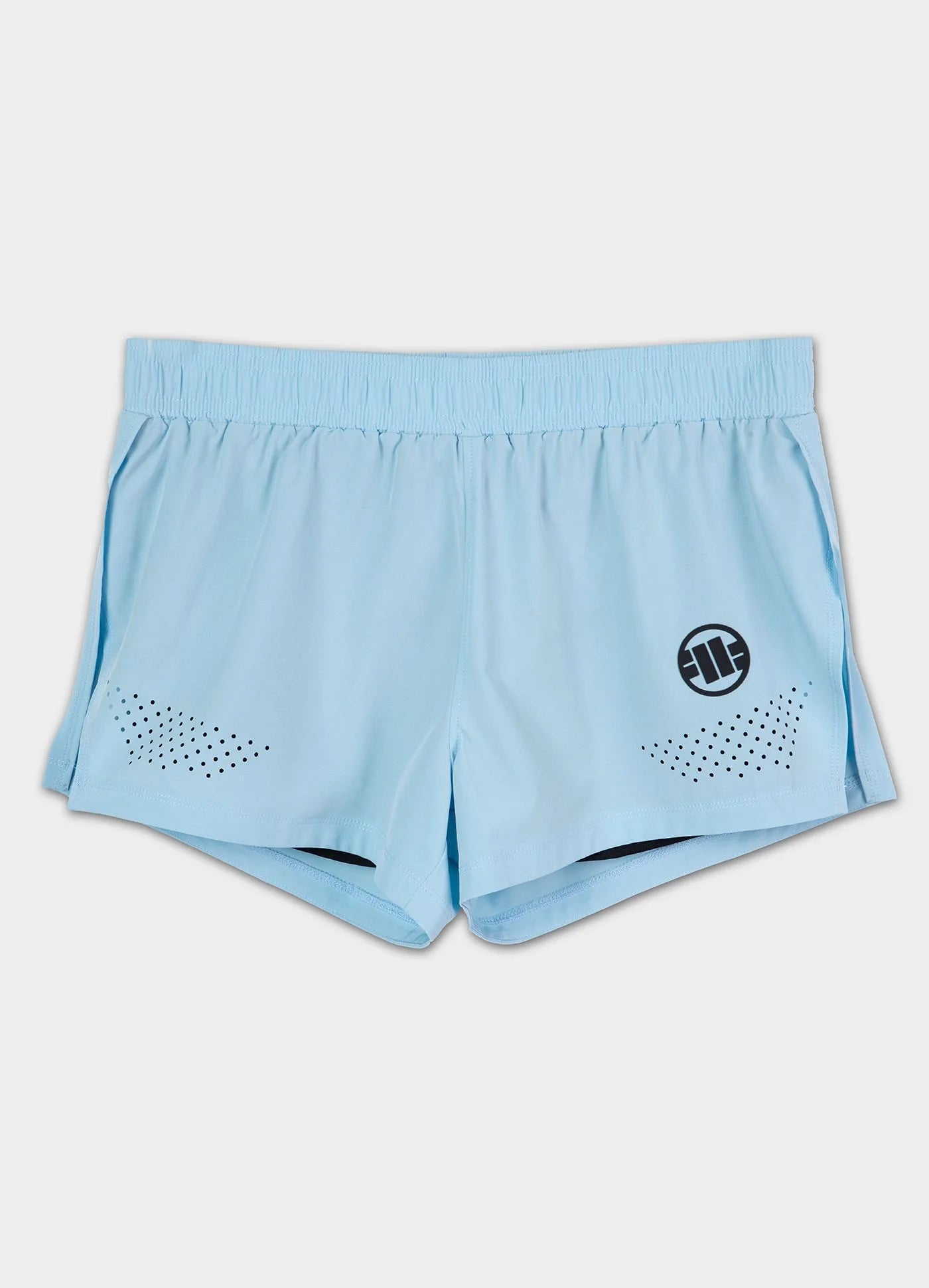 Women's Shorts Performance Pro plus Small Logo - Light blue
