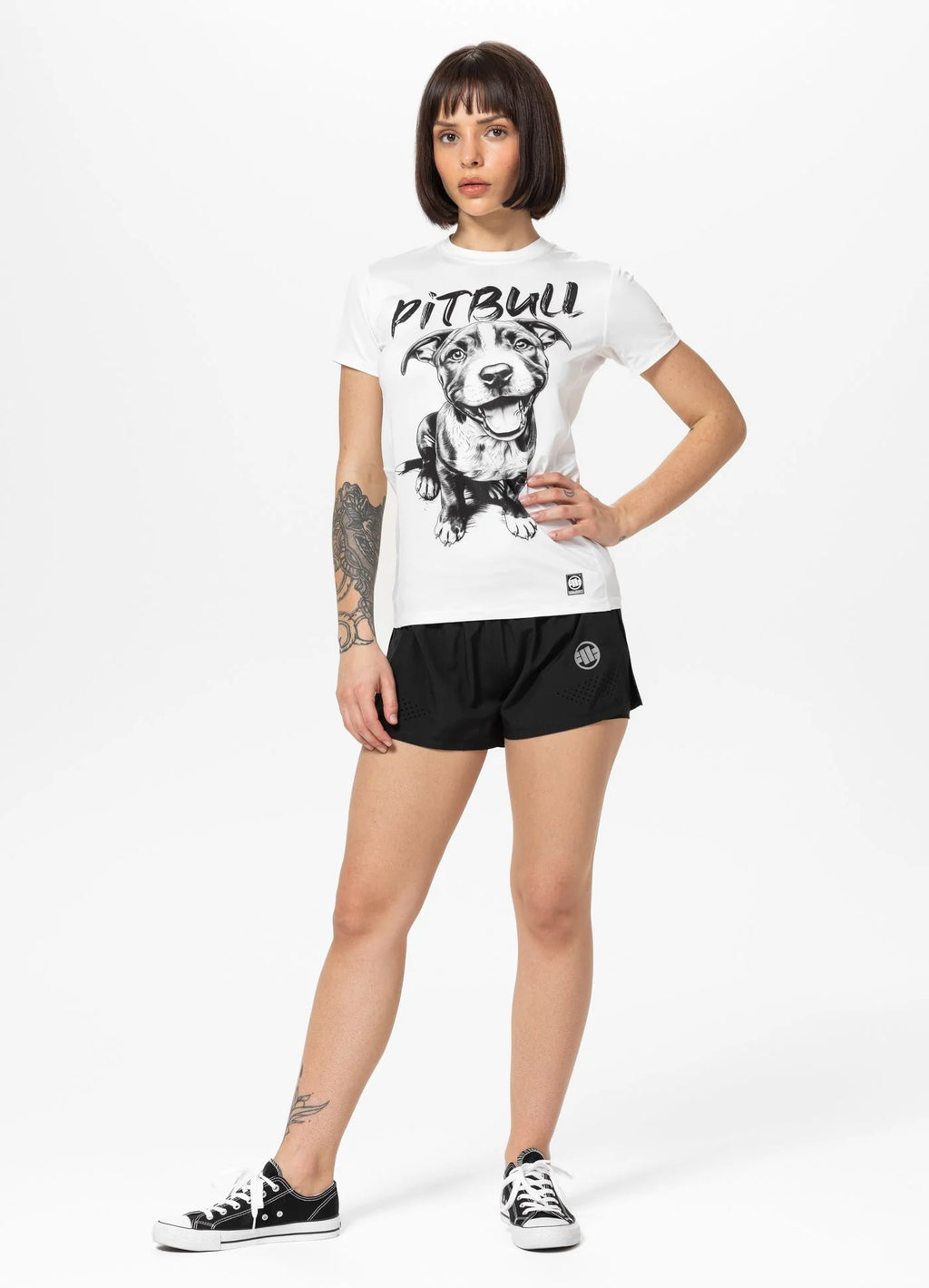 Women's Shorts Performance Pro plus Small Logo - Black