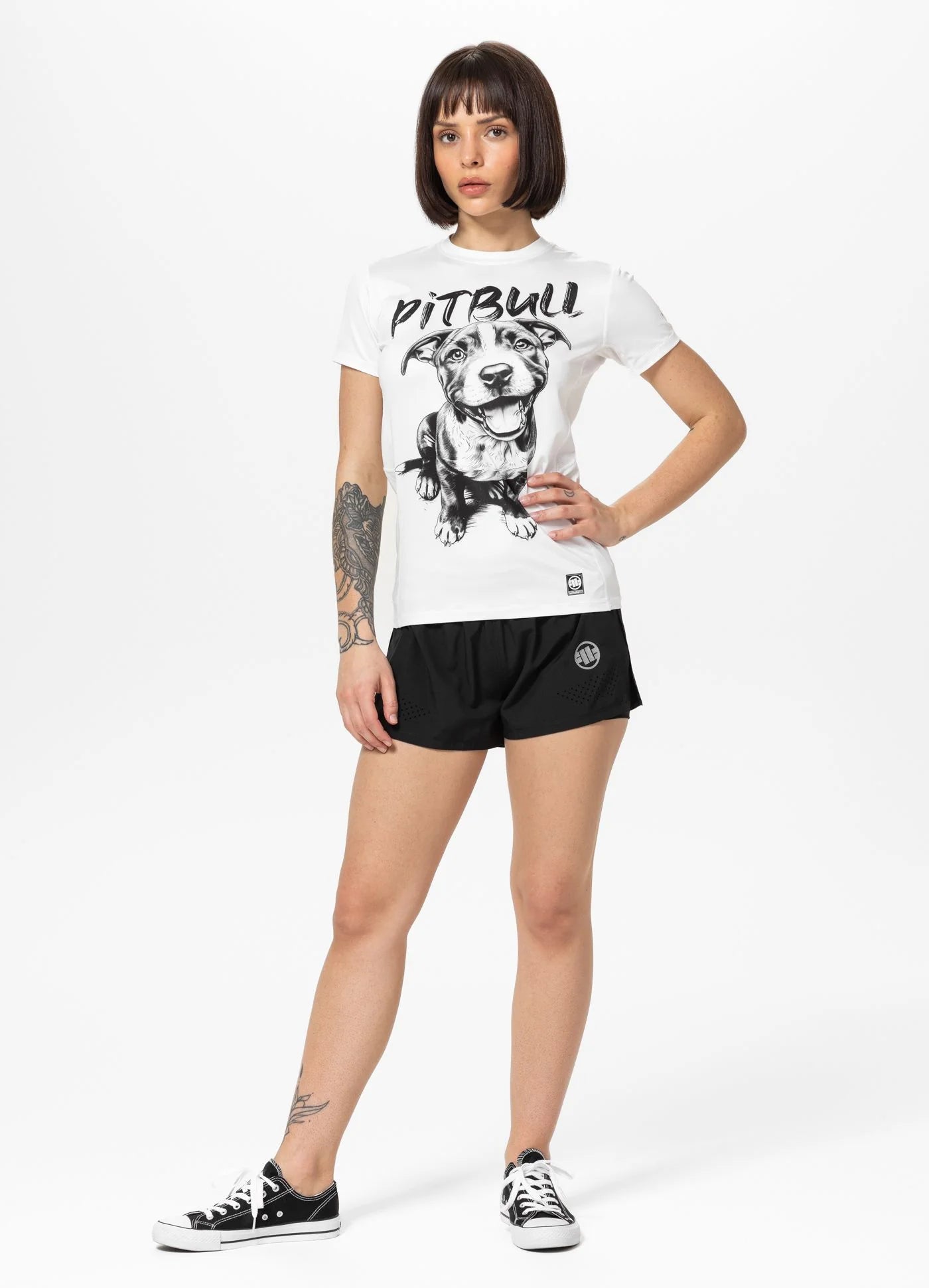 Women's Shorts Performance Pro plus Small Logo - Black
