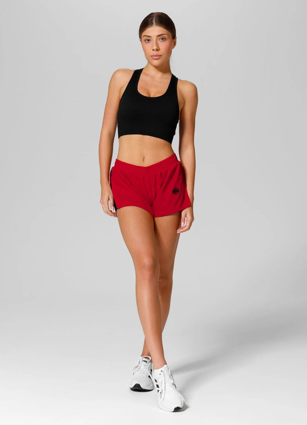 Women's Shorts Performance Pro plus Small Logo - Red