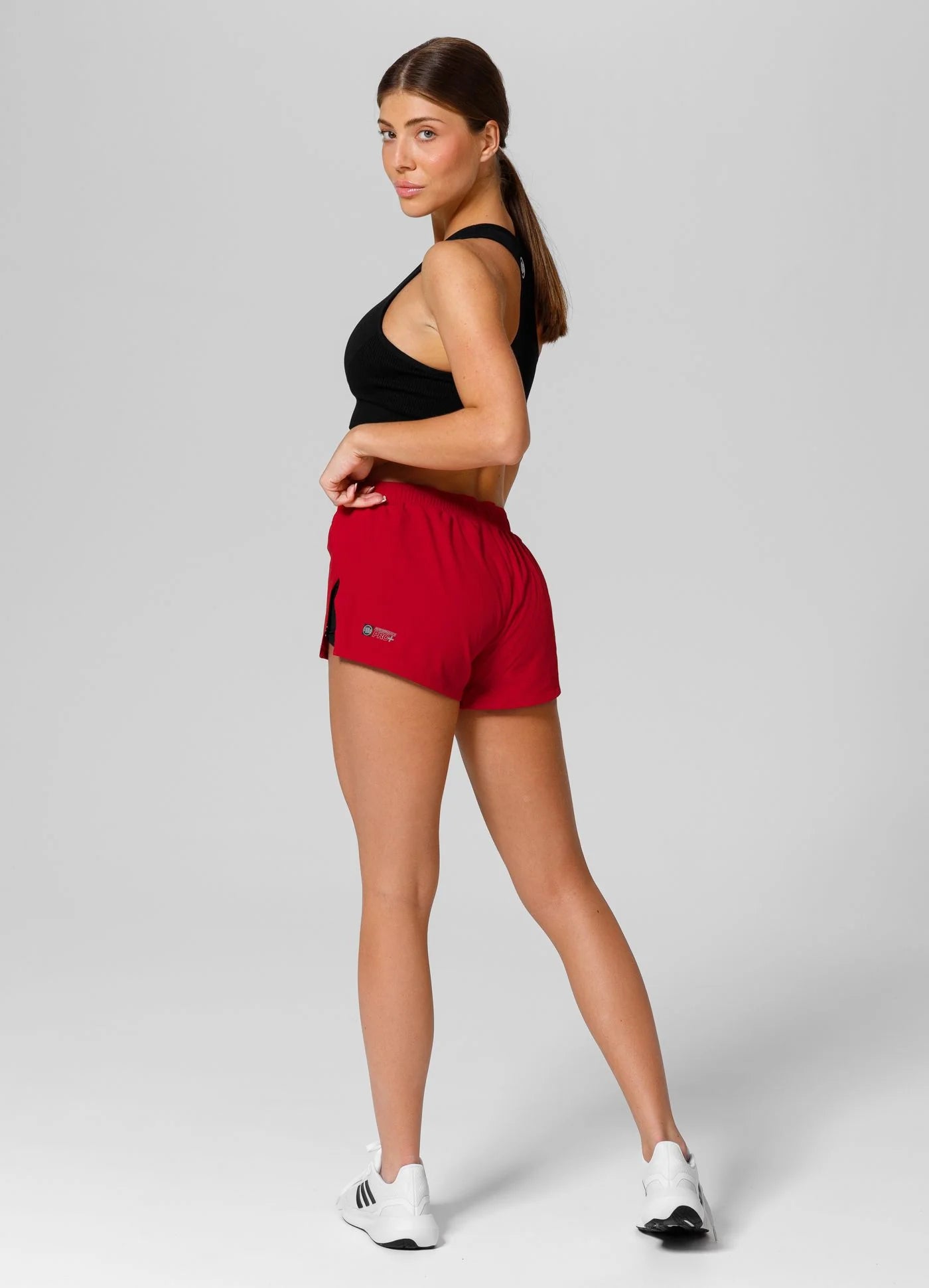 Women's Shorts Performance Pro plus Small Logo - Red