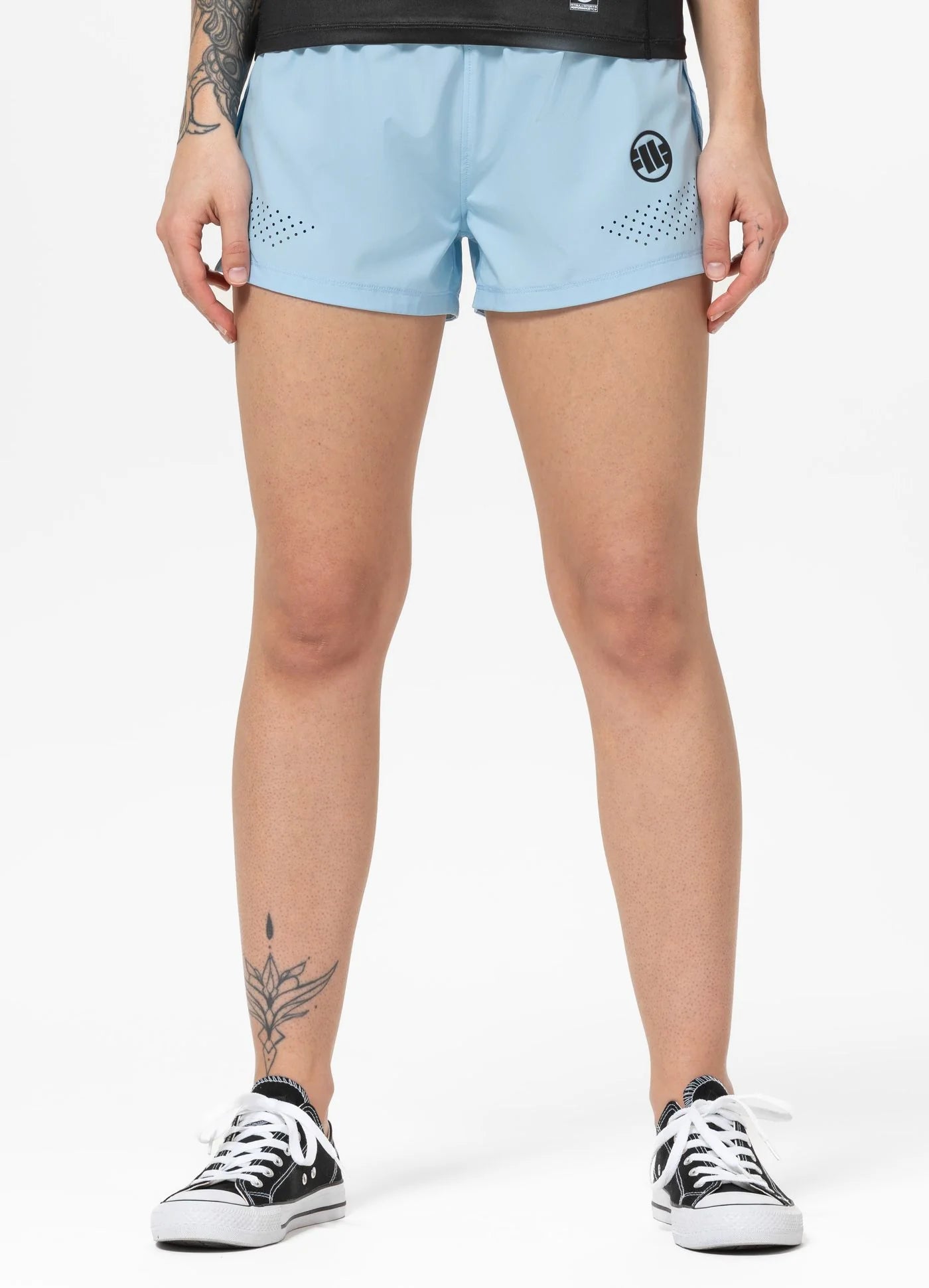 Women's Shorts Performance Pro plus Small Logo - Light blue