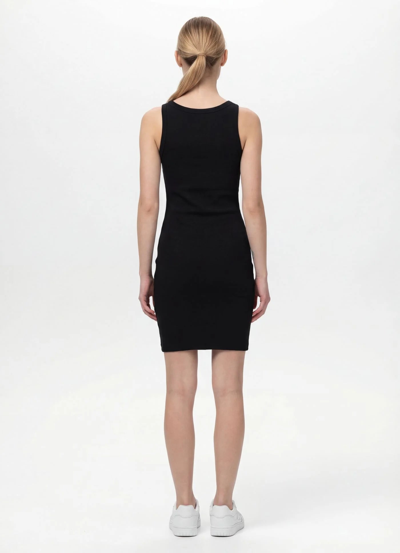 Sports dress - Rib LAYLA II - Black