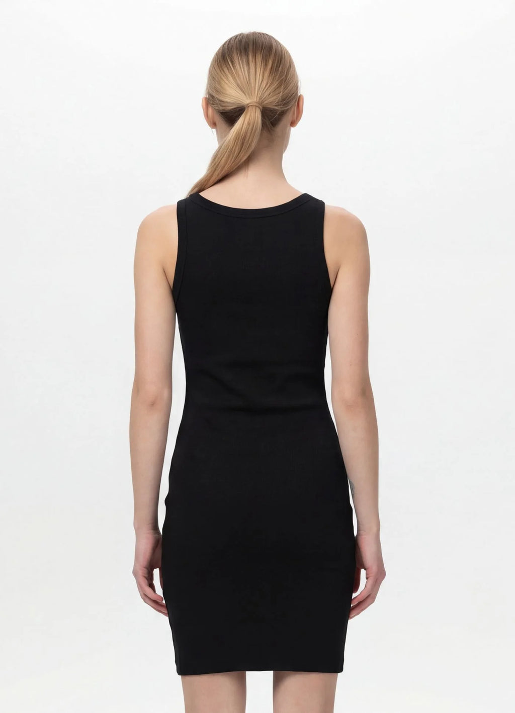 Sports dress - Rib LAYLA II - Black