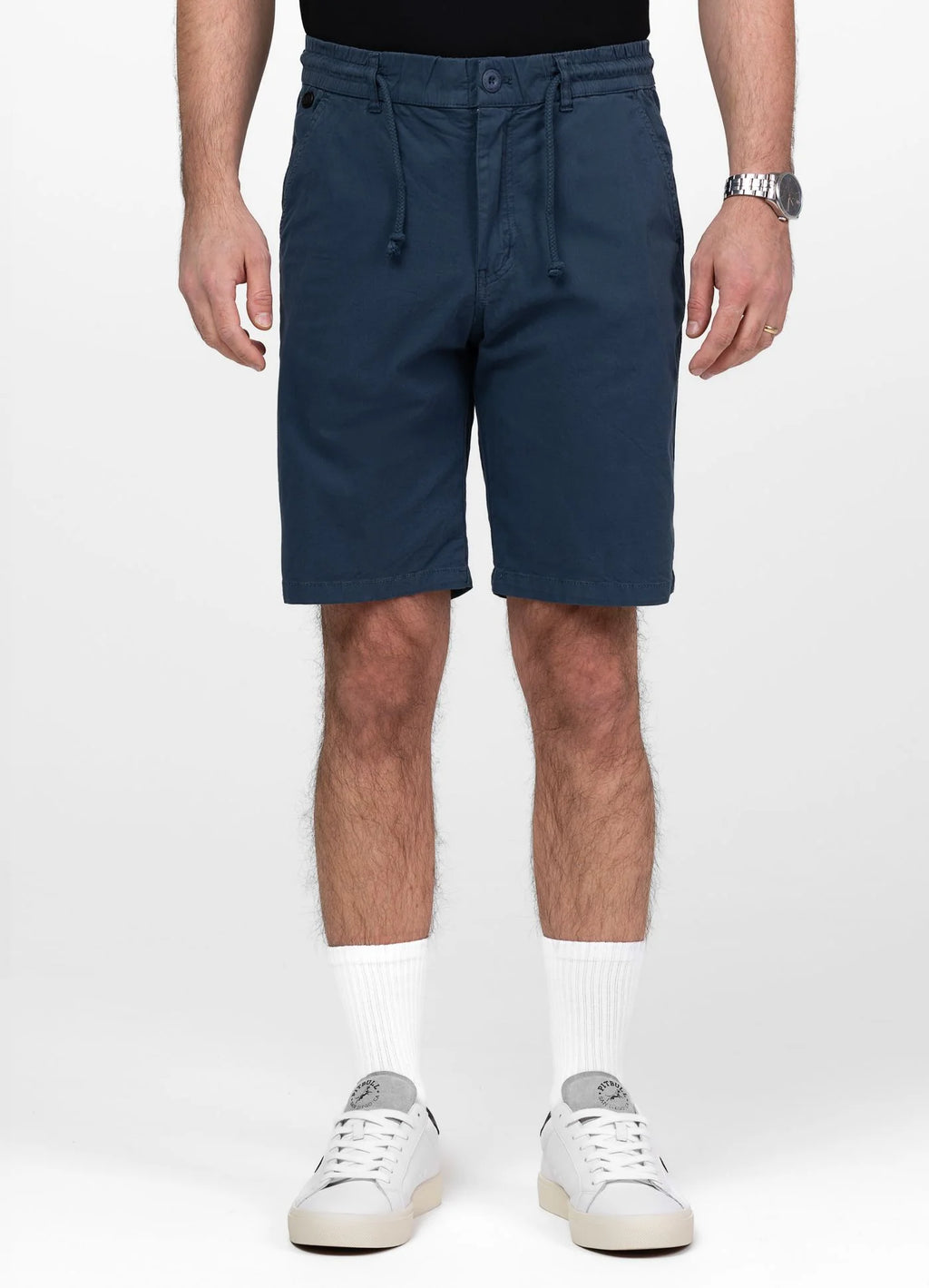 Chino shorts FLETCHER - Petrol Blue