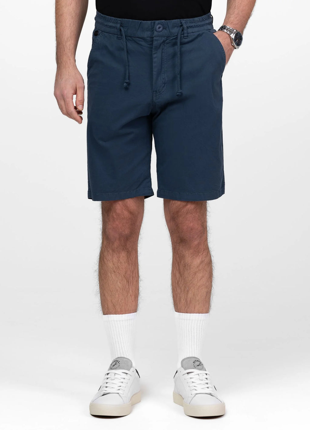 Chino shorts FLETCHER - Petrol Blue