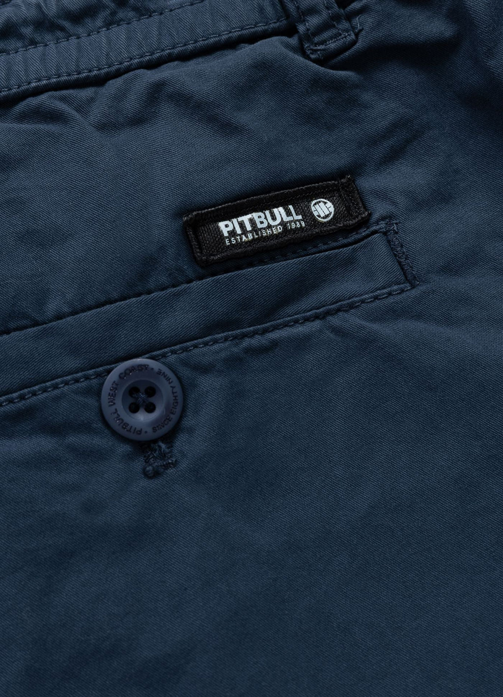 Chino shorts FLETCHER - Petrol Blue