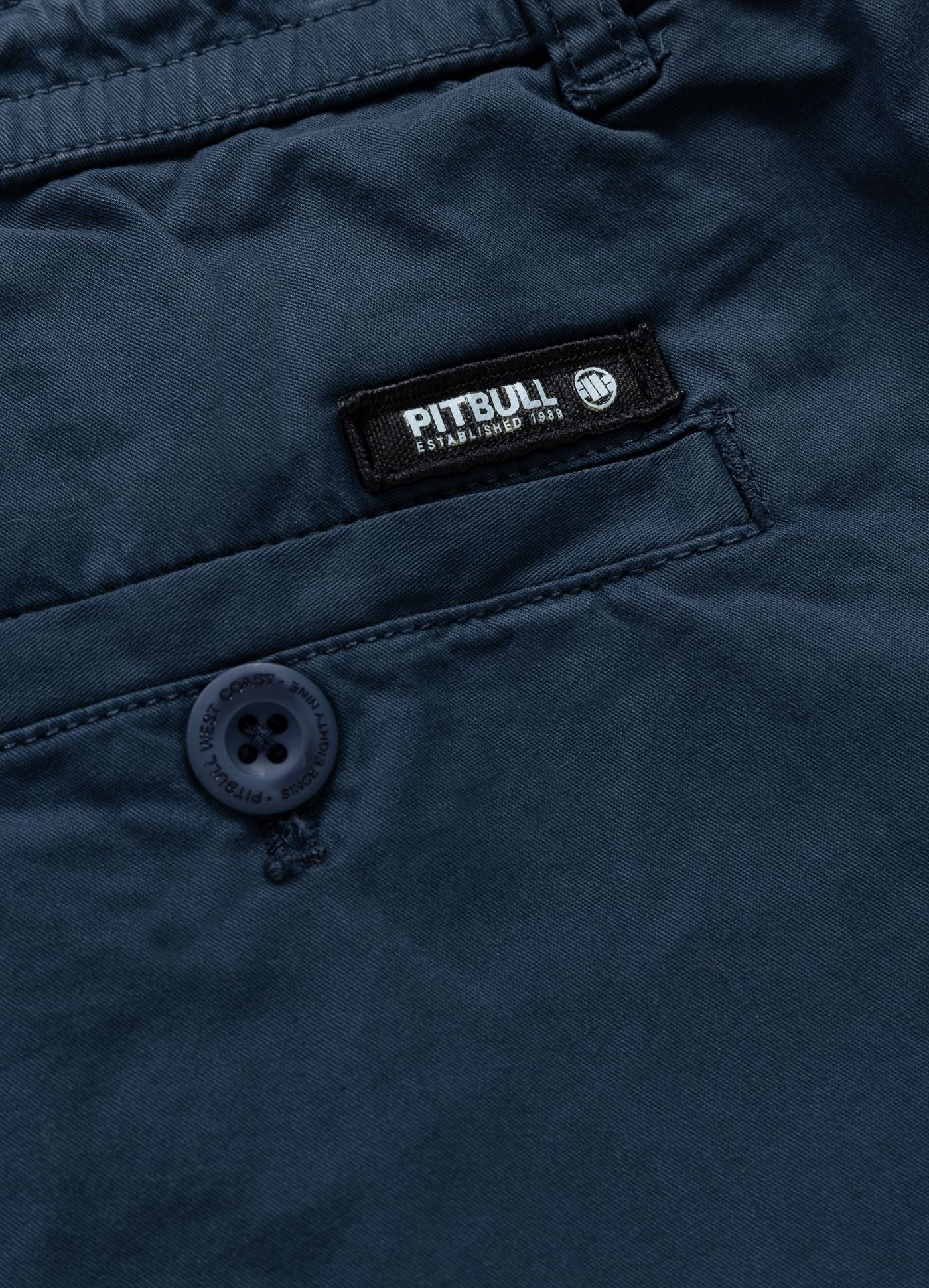 Chino shorts FLETCHER - Petrol Blue