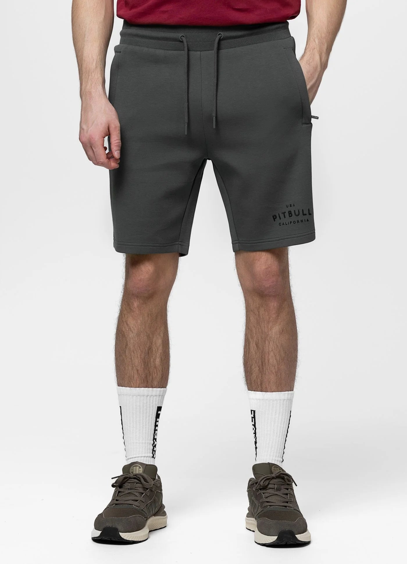 Sweat shorts SAMPSON - Grey Green
