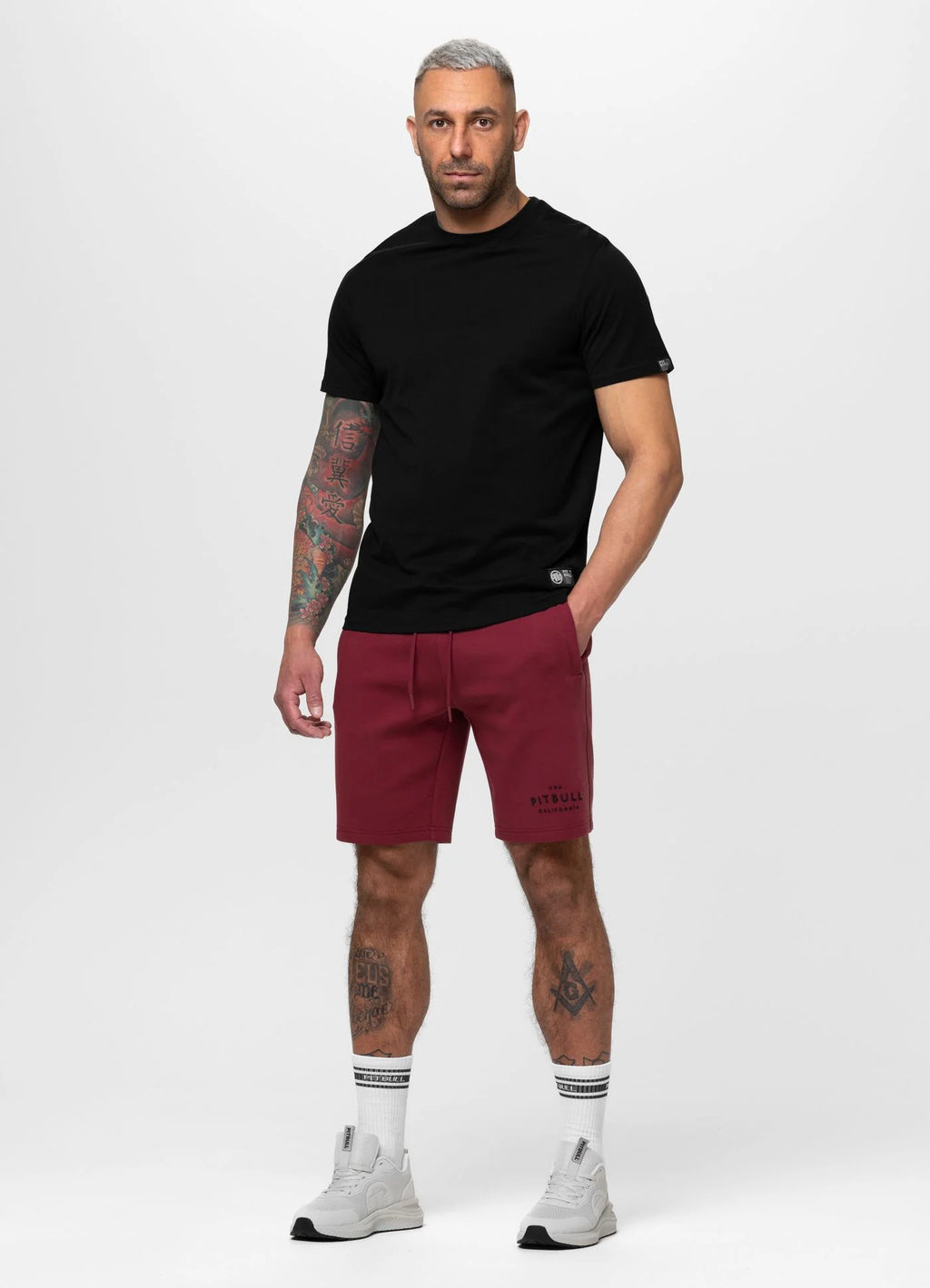 Sweat shorts SAMPSON - Burgundy