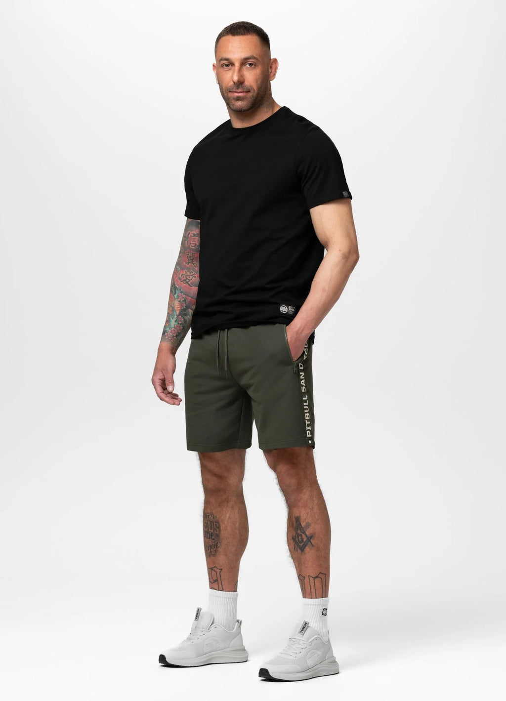Sweat shorts TAPE PARKER - Green