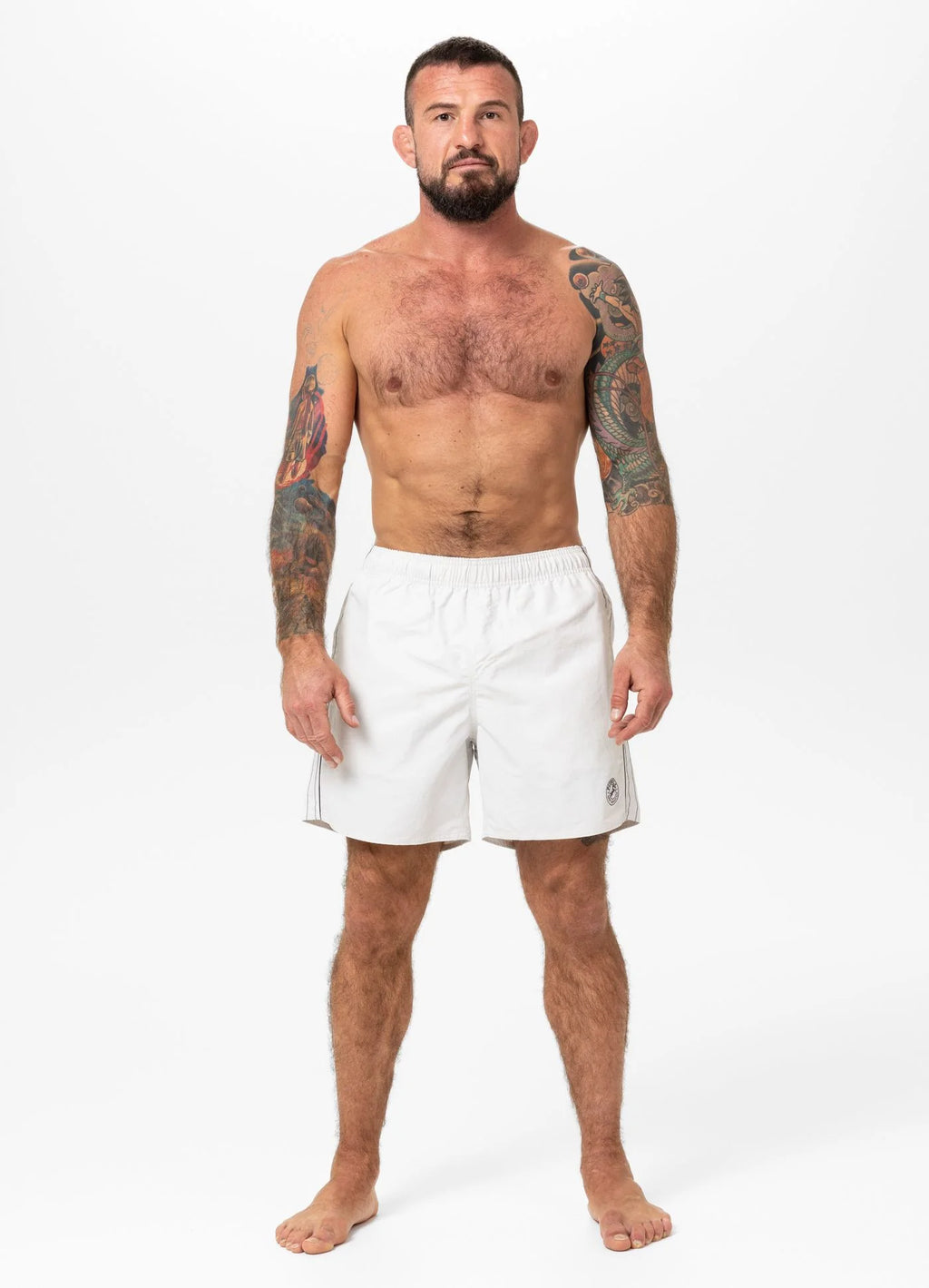 SHORTS CROWNHILL BOARDSHORTS - White