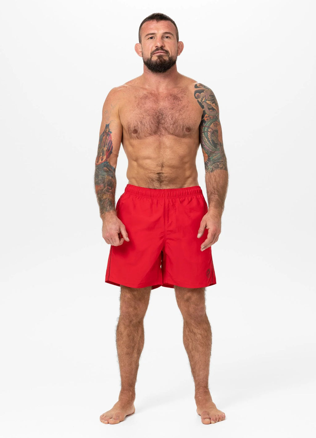 SHORTS CROWNHILL BOARDSHORTS - Red
