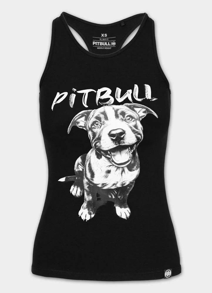 Tank Top Slim Fit PUPPY 2 - Black